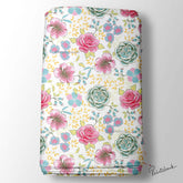 Watercolour Floral Printed Fabric